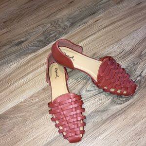 Qupid Sandles Size 8/Color Cognac